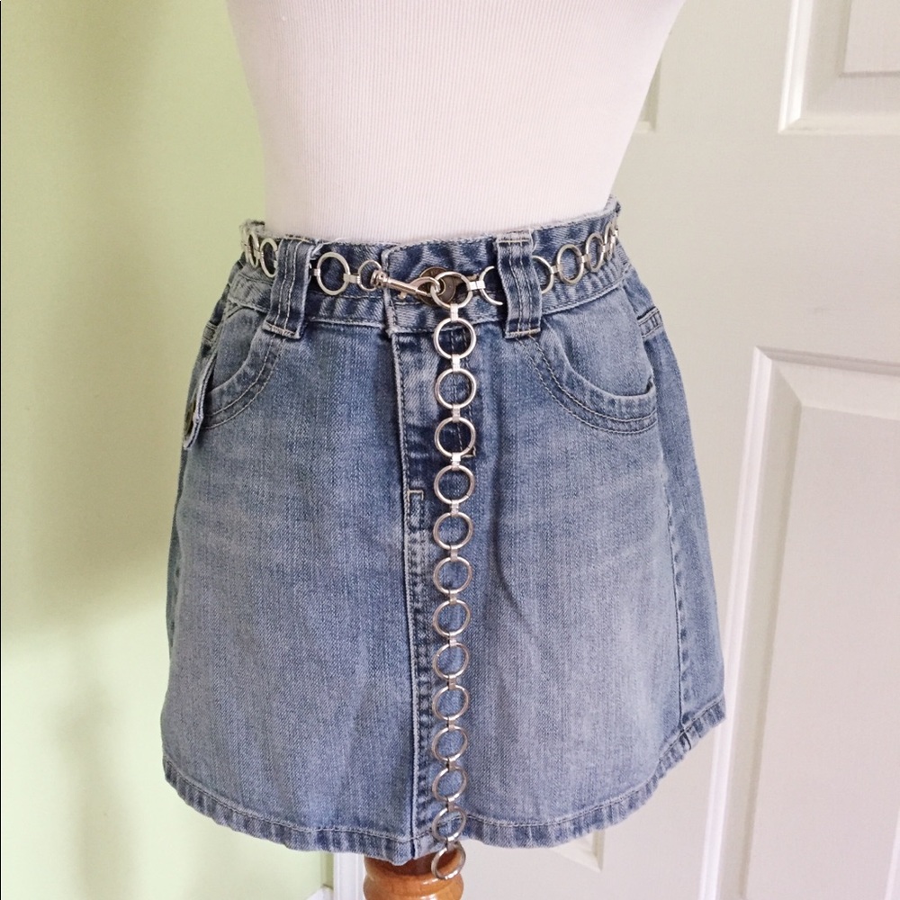 jean skirt